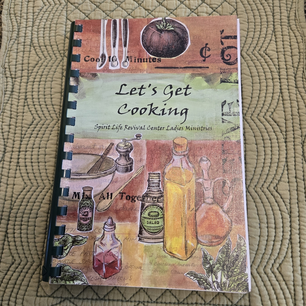 Let's Get Cooking Spiral-Bound Recipe Book from Spirit Life Revival Ministries